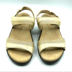 SAS | Gold Velcro Sandal